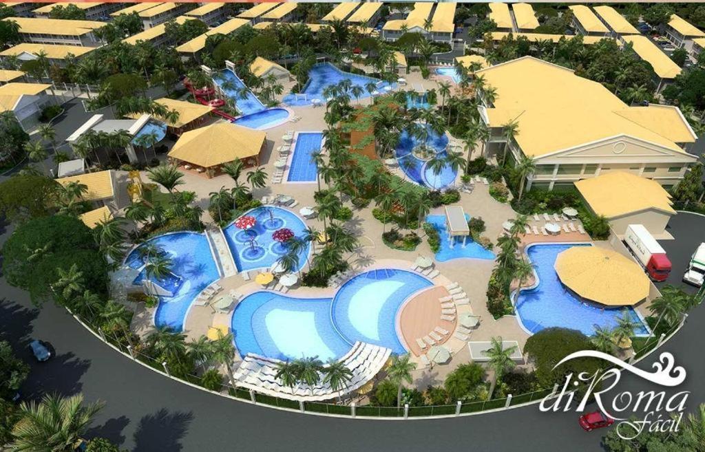 Lacqua Diroma Apartamento Completo Com Fogao, Geladeira, Micro-Ondas, Piscina 24H, Acomoda Ate 5 Pessoas Caldas Novas Bagian luar foto